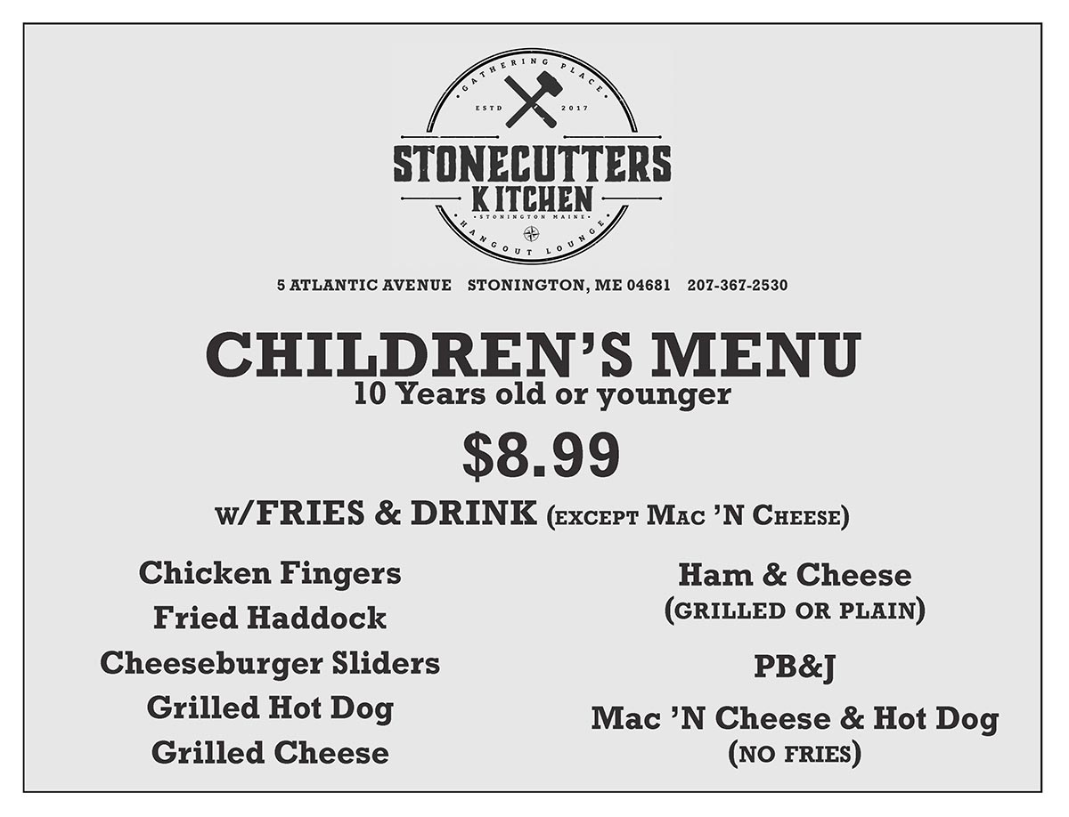 Children's Menu