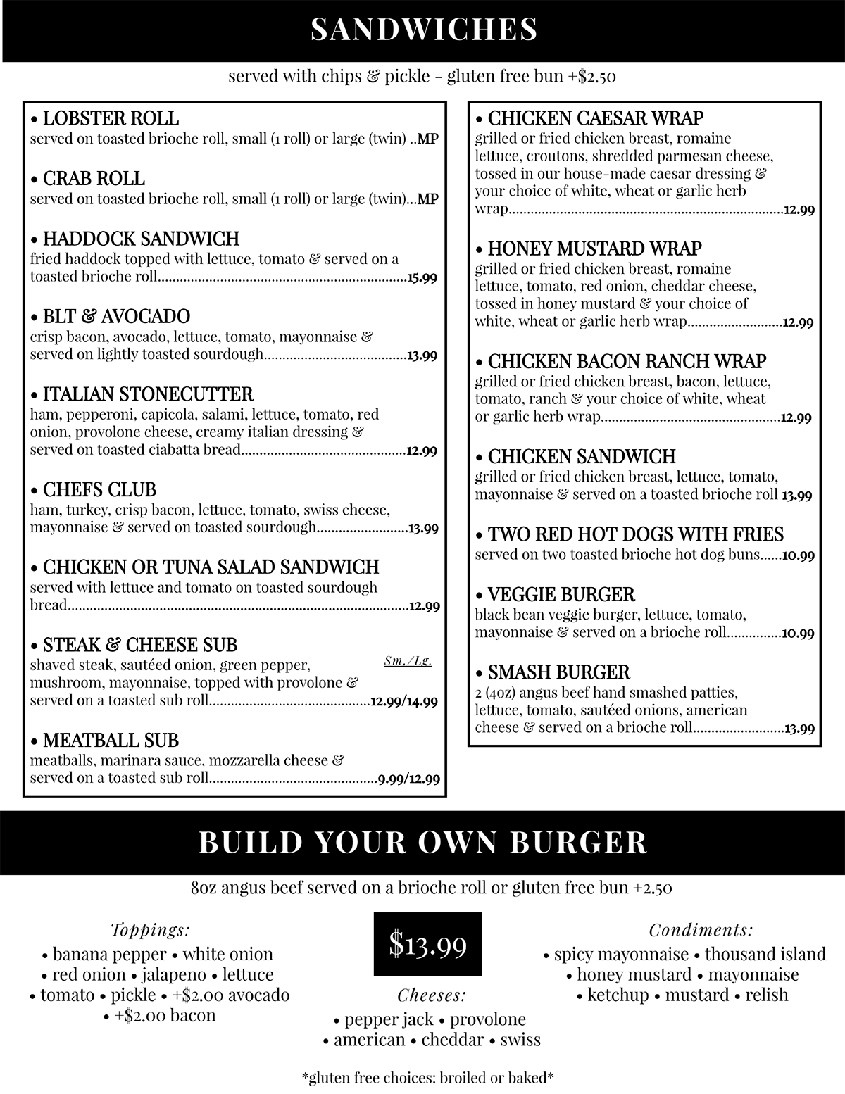 Dine-In Menu - Page 3