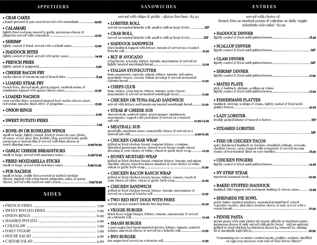 Take Out Menu - Page 02
